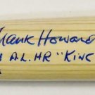 Frank Howard Senators Signed Autographed Rawlings Baseball Bat SGC