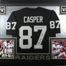 Dave Casper Autographed Signed Framed Oakland Raiders Jersey JSA