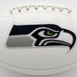 Shaun Alexander Signed Autographed Seattle Seahawks Logo Football BECKETT