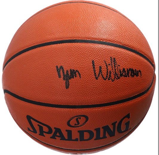 Zion Williamson Pelicans Autographed Signed Spalding Basketball FANATICS
