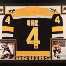 Bobby Orr Autographed Signed Framed Boston Bruins Jersey GNR COA