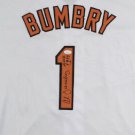 Al Bumbry Signed Autographed Baltimore Orioles Jersey JSA