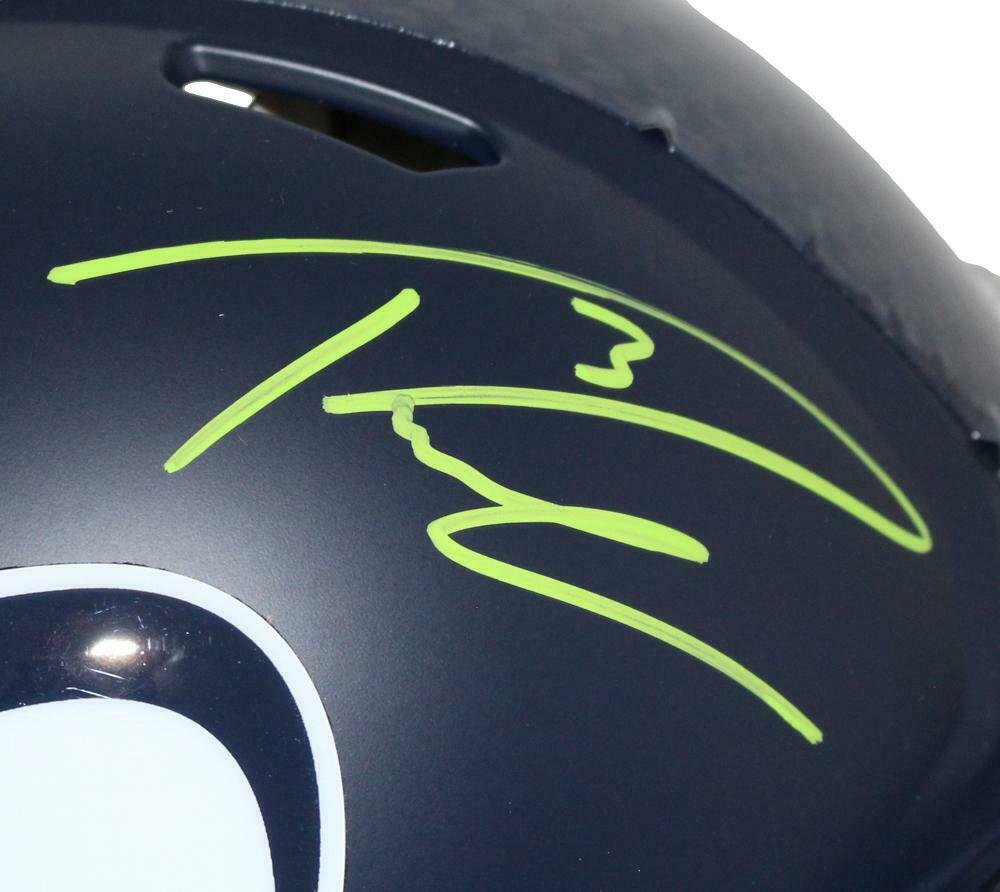 Russell Wilson And Dk Metcalf Signed Autographed Seattle