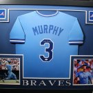 Dale Murphy Autographed Signed Framed Atlanta Braves Jersey JSA