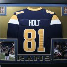 Torry Holt Autographed Signed Framed St. Louis Rams Jersey BECKETT