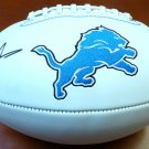 Barry Sanders Autographed Signed Detroit Lions Logo Football JSA