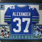 Shaun Alexander Autographed Signed Seattle Seahawks Framed Jersey JSA