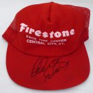 Dale Earnhardt Sr. Signed Autographed Firestone Hat JSA