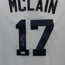 Denny McLain Signed Autographed Detroit Tigers Majestic Jersey JSA