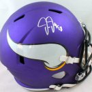 Justin Jefferson Autographed Signed Minnesota Vikings FS Helmet BECKETT