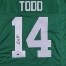 Richard Todd Autographed Signed New York Jets Jersey JSA