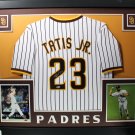 Manny Machado Autographed Signed Framed San Diego Padres Jersey BECKETT
