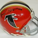 Andre Rison Signed Autographed Atlanta Falcons Mini Helmet SCHWARTZ
