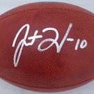 Justin Herbert Chargers Autographed Signed NFL Leather Football BECKETT