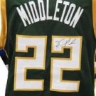 Khris Middleton Signed Autographed Milwaukee Bucks Jersey SCHWARTZ
