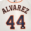 Yordan Alvarez Signed Autographed Houston Astros Majestic Jersey JSA