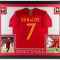 Cristiano Ronaldo Autographed Signed Framed Portugal Soccer Jersey BECKETT