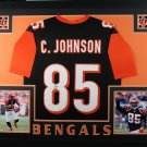 Chad Johnson Autographed Signed Framed Cincinnati Bengals Jersey JSA