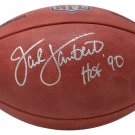 Jack Lambert Autographed Signed Pittsburgh Steelers Football JSA