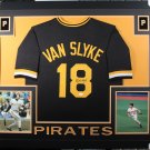 Andy Van Slyke Signed Autographed Framed Pittsburgh Pirates Jersey JSA