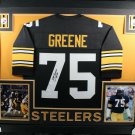 Joe Greene Autographed Signed Framed Pittsburgh Steelers Jersey JSA