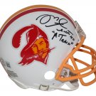 Mike Alstott Signed Autographed Tampa Bay Buccaneers Mini Helmet BECKETT