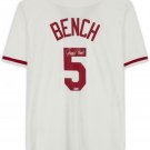 Johnny Bench Autographed Signed Cincinnati Reds Jersey FANATICS
