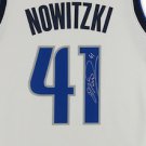 Dirk Nowitzki Autographed Signed Dallas Mavericks Nike Jersey FANATICS