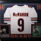 Jim McMahon Autographed Signed Framed Chicago Bears Jersey BECKETT