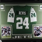 Darrelle Revis Autographed Signed Framed New York Jets Jersey BECKETT