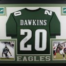 Brian Dawkins Autographed Signed Framed Philadelphia Eagles Jersey JSA