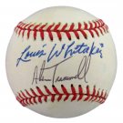 Alan Trammell & Lou Whitaker Detroit Tigers Signed Autographed Baseball JSA