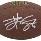 Travis Kelce Chiefs Signed Autographed NFL Football SCHWARTZ