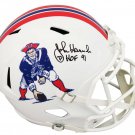 John Hannah Signed Autographed New England Patriots FS Helmet SCHWARTZ