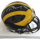 Tom Brady Autographed Signed Michigan Wolverines Mini Helmet TRISTAR