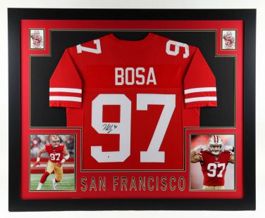 Nick Bosa Autographed Signed San Francisco 49ers Framed Jersey BECKETT