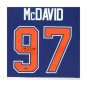 Connor McDavid Autographed Signed Framed Edmonton Oilers Jersey JSA