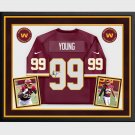 Chase Young Autographed Signed Washington Framed Jersey FANATICS