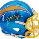 Justin Herbert Autographed Signed Los Angeles Chargers Mini Helmet BECKETT