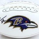 Ray Lewis Autographed Signed Baltimore Ravens Logo Football BECKETT