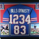 Kelly Thomas Reed Autographed Signed Framed Buffalo Bills Dynasty Jersey BAS