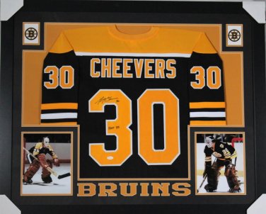 Phil Esposito Autographed Signed Framed Boston Bruins Jersey JSA