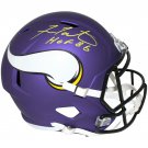 Fran Tarkenton Autographed Signed Minnesota Vikings Full Size Helmet JSA