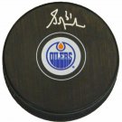 Grant Fuhr Signed Autographed Edmonton Oilers Logo Puck SCHWARTZ