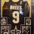 Drew Brees Autographed Signed Framed New Orleans Saints Jersey BECKETT