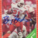Barry Sanders Lions Signed Autographed 1989 Score Rookie Card SCHWARTZ