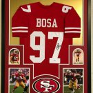 Nick Bosa Autographed Signed San Francisco 49ers Framed Jersey BECKETT