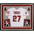 Mike Trout Autographed Signed Framed Los Angeles Angels Nike Jersey MLB