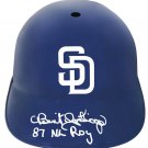 Benito Santiago Signed Autographed San Diego Padres Helmet SCHWARTZ