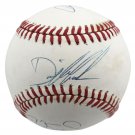 Gooden Strawberry & Johnson 1986 Mets Autographed Official Baseball BECKETT
